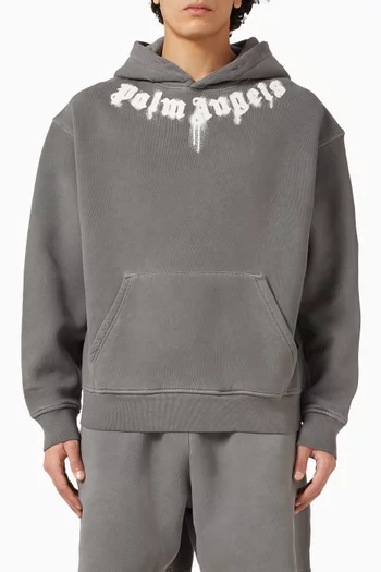 Logo-print Hoodie in Cotton-fleece