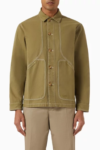 Berry Overshirt in Canvas Twill