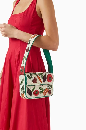 Tommy Beaded Shoulder Bag