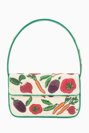 Tommy Beaded Shoulder Bag