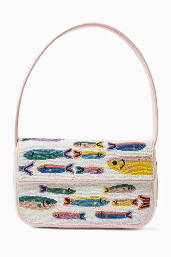 Tommy Beaded Shoulder Bag