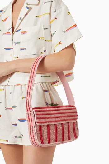 Tommy Beaded Shoulder Bag