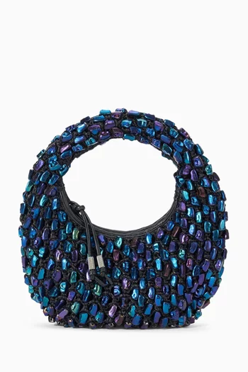 Reef Beaded Top-handle Bag