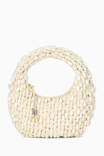 Reef Beaded Top-handle Bag