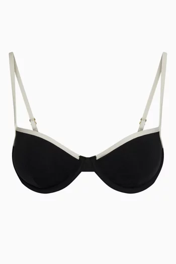 Capri Colour-block Bikini Top