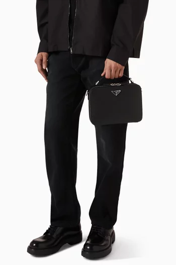 Brique Bag in Saffiano Leather