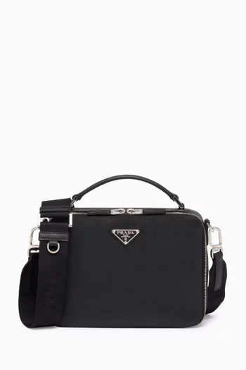 Brique Bag in Saffiano Leather