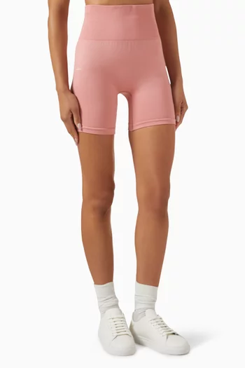 Plant-Stretch Compressive Biker Shorts