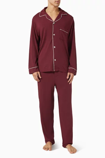 طقم بيجاما ويليام بأكمام طويلة تينسيل مودال