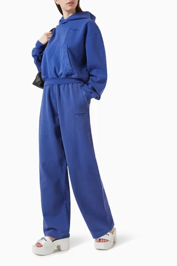 بنطال رياضي بقصة ساق مقوسة قطن