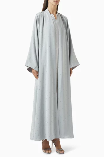 Glam Repeats Flared Abaya