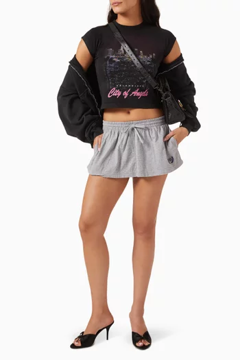 City Of Angels Shrunk T-shirt in Stretch Peeling Jersey