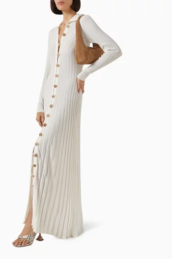 Sundial Cardigan Maxi Dress in Knit