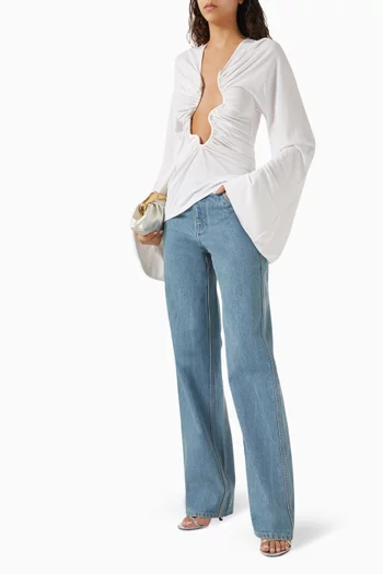 Salacia Ruched Top in Viscose