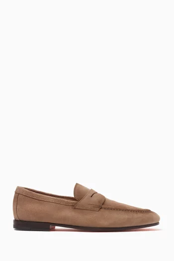 Penny Loafers in Suede