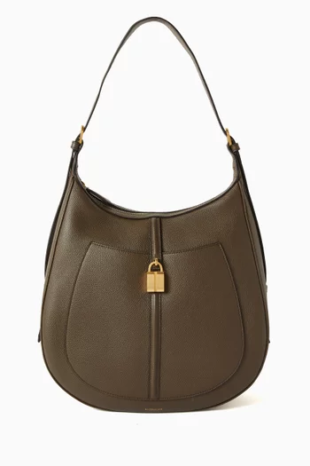 The Siena Hobo Shoulder Bag in Grained Leather