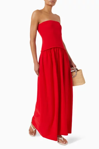 Soglio Strapless Maxi Dress