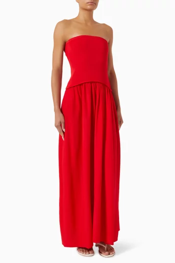 Soglio Strapless Maxi Dress