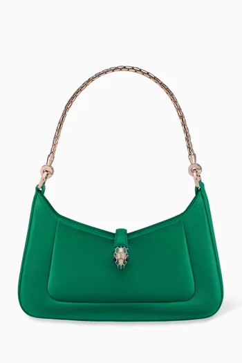 Serpenti Baia Shoulder Bag in Leather