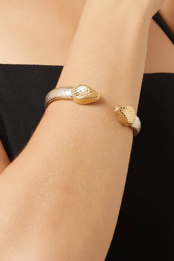 Serpenti Forever Bracelet in Karung Leather