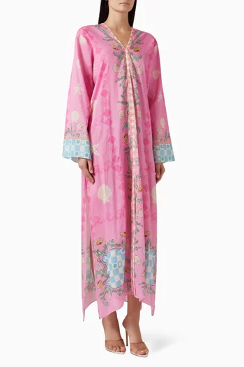 قفطان بنقشة قطن