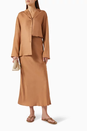 Button-up Shirt in Silk