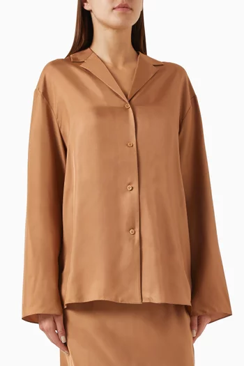 Button-up Shirt in Silk
