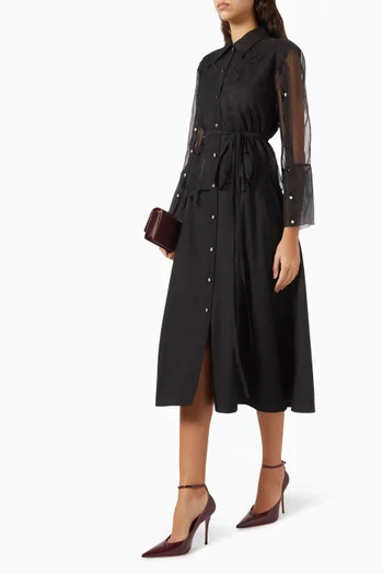 فستان إنترستيلار بنمط قميص