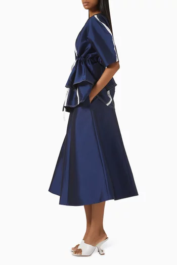 بلوزة اوربيت برباط تضييق