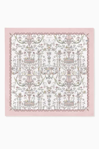 x Caitlin Wilson Toile De Jouy Carré Blanket