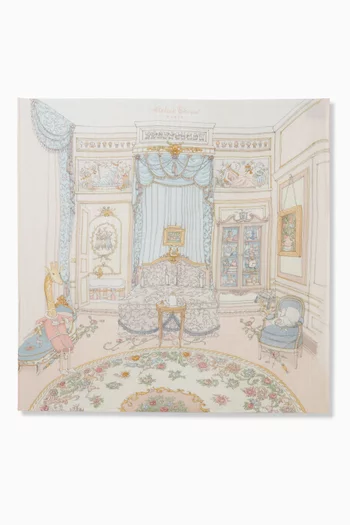 Mansion Carré Blanket in Organic Cotton