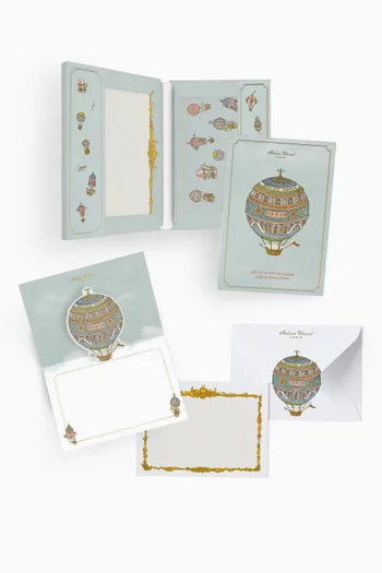 Hot Air Balloon Pop-Up Invitation Set- Pack of 10