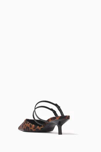 Fresh Boho 53 Animal-print Mules in Leather