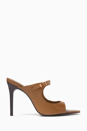 Fresh Boho 100 Mule Sandals in Leather