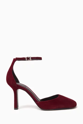 Modern Round 96 Pumps in Suede