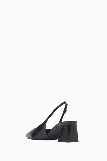 Rhonda 63 Slingback Pumps in Patent Leather