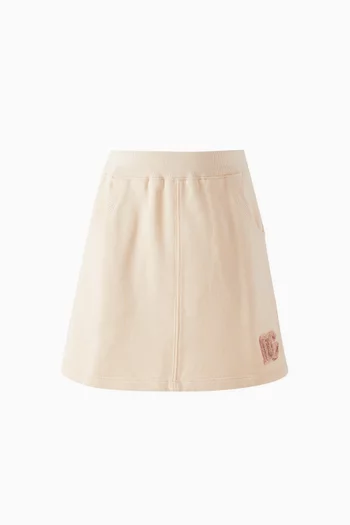 Logo-print Sweatskirt in Cotton