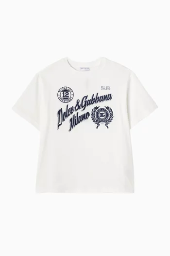 Graphic Logo T-shirt in Cotton