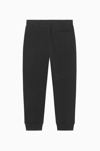 Printed Logo Sweatpants in Cotton