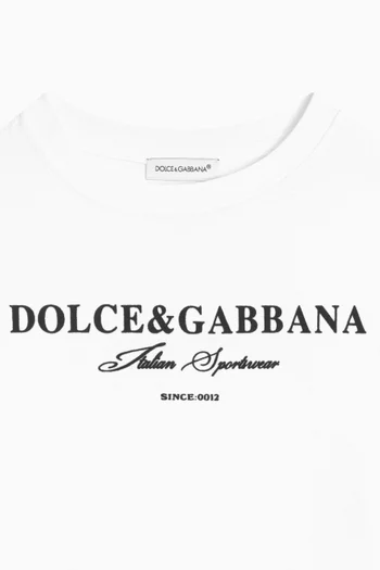 Logo T-shirt in Cotton
