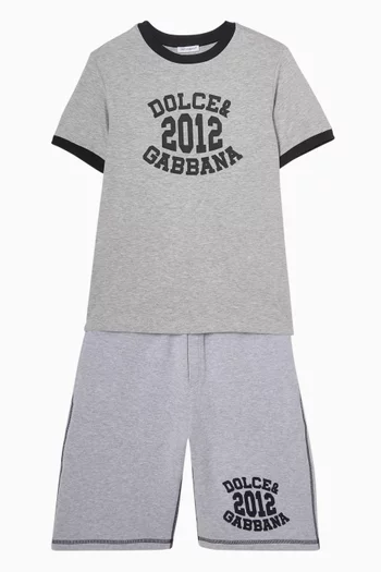 Logo Shorts in Cotton