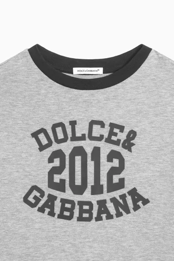 Graphic Logo-print T-shirt in Cotton