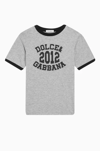 Graphic Logo-print T-shirt in Cotton