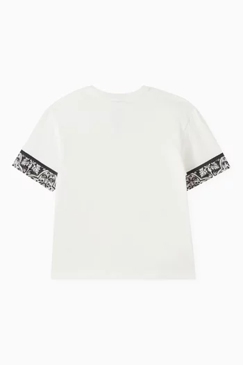 Majolica-print T-shirt in Cotton