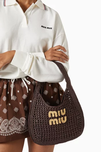 Woven Hobo Bag
