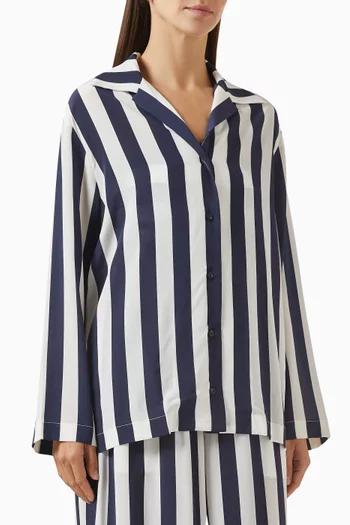 Orta Silk Long Sleeve Blouse