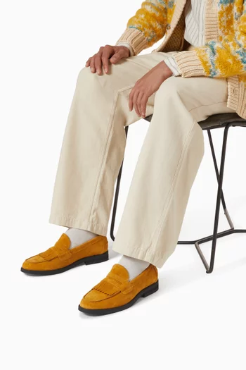 Wilde Fringe Loafers in Suede