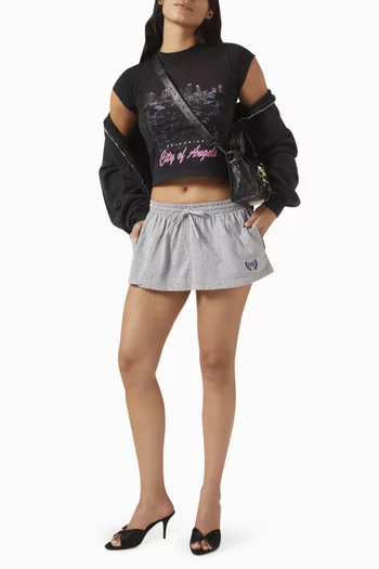 Laurel Classic Mini Skirt in Dry Fleece