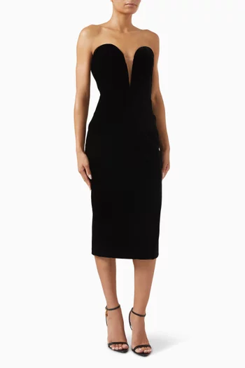 Corset Dress in Velvet