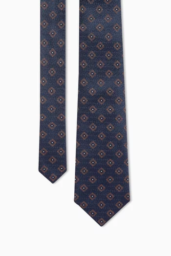 Herringbone Tie in Silk